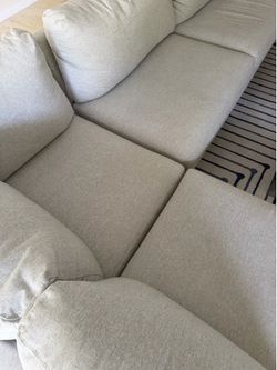 Gray sectional sofa