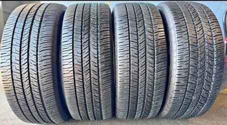 245-.55R18 Goodyear Brand tires 😎🏁For sale 🏷️💯tires usadas en perfecta condición 80%life (4)
