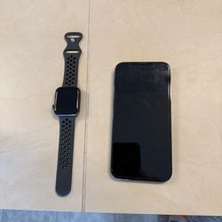 iPhone 13 Pro Max and Apple Watch Series 5