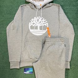 Timberland tree logo grey sweatsuit