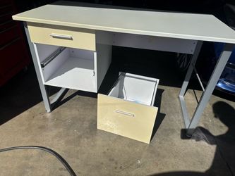 Desk and chair