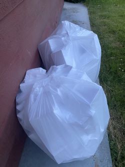 Free Styrofoam & Bubble For Packing 5 Full Bags