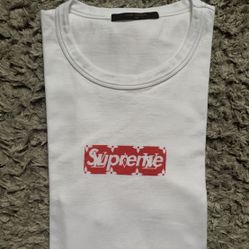 Supreme X Louis Vuitton Monogram Box Logo Shirt