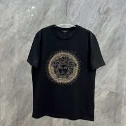 Versace Black T-shirt Hot 