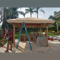 Outdoor Patio Framing 