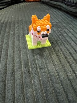 Daiso Petit Block - Shiba Inu (already built)
