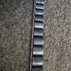 Snap-on  3/8 SAE 6 POINT SOCKETS 