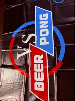 Vinyl Beer Pong Table Mat / Runner - Party Game Mat