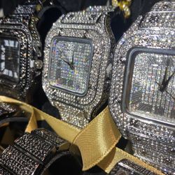 Three Piece Set Combination Pack Lab Ice Stones Resizable Unisex