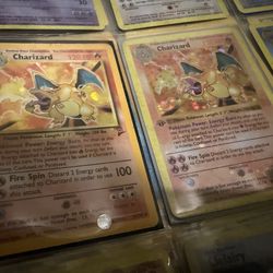 2 charizard original OG vintage POKEMON CARDS 💯🔥