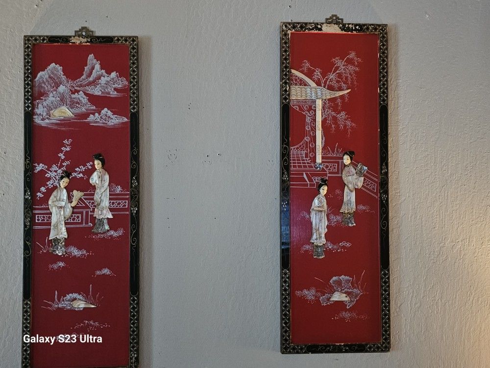 Vintage Mother Of Pearl Wall Panels