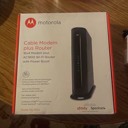 Motorola CABLE MODEM PLUS ROUTER  MG7550