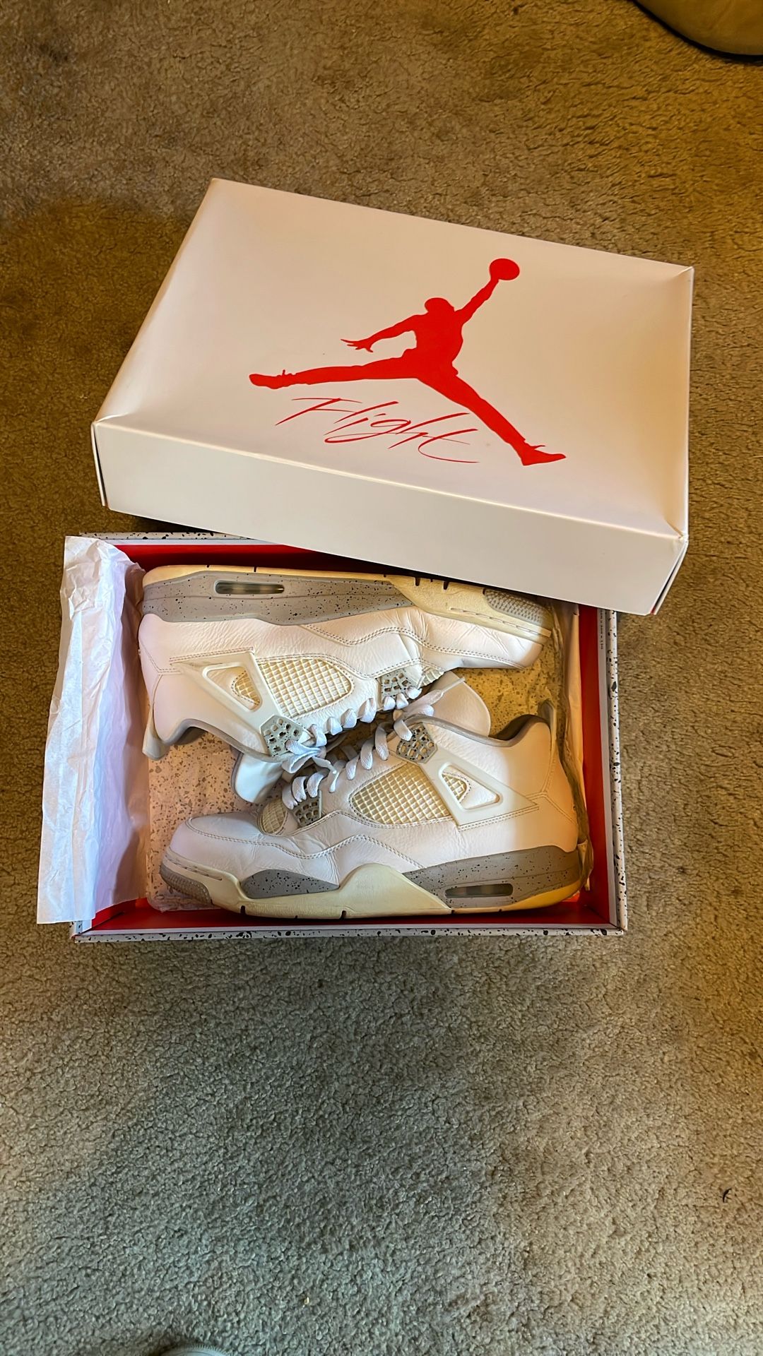 Jordan 4 White Oreo Size 11.5