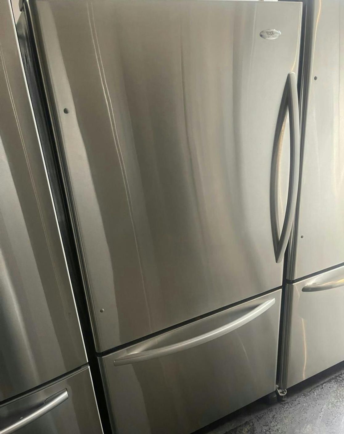 Whirlpool Bottom Freezer Stainless Steel Refrigerator
