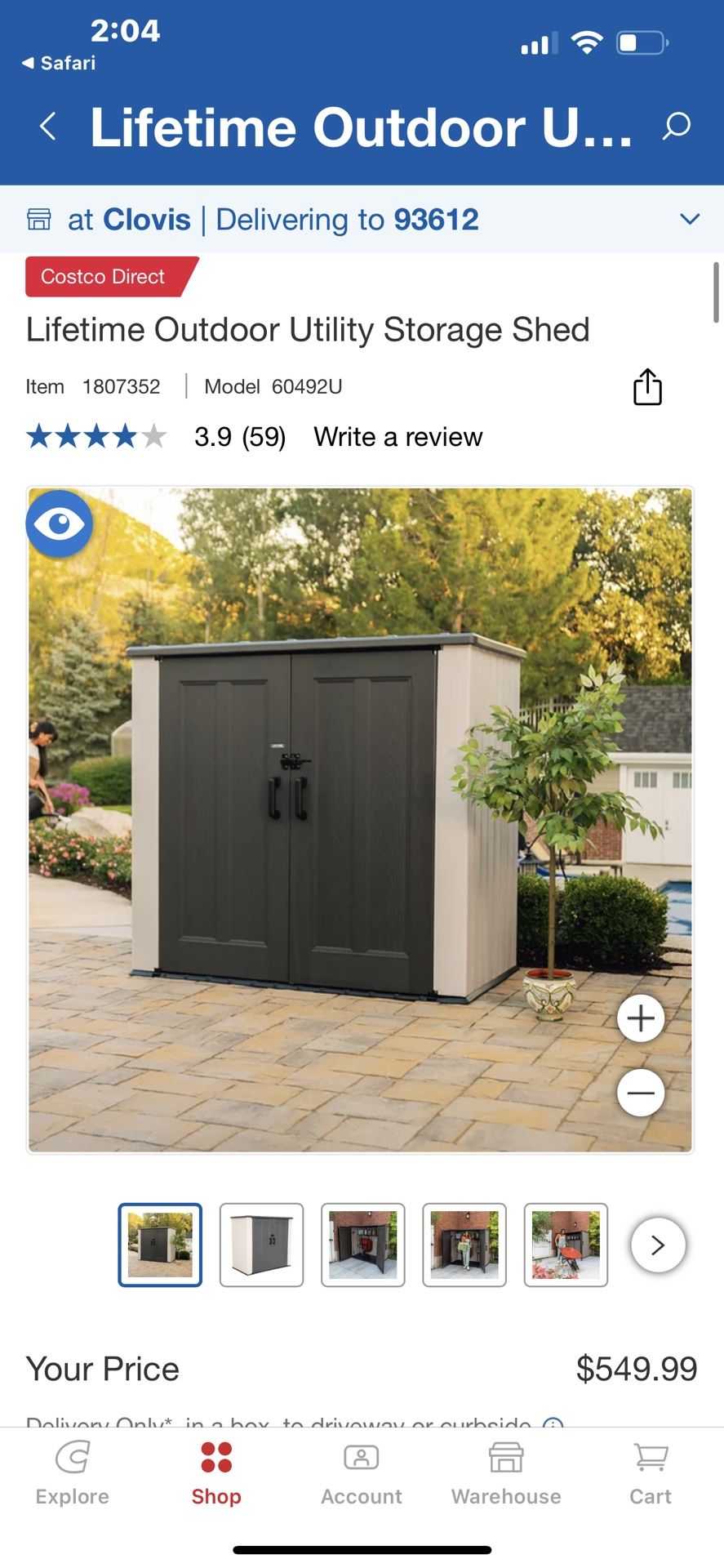 Lifetime Shed