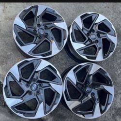 4 - 18x7 5x100 5x3.94 Stock Enkei Subaru Forester is Crosstrek Wrx Prius Wheels Rims !!!!!!!!!