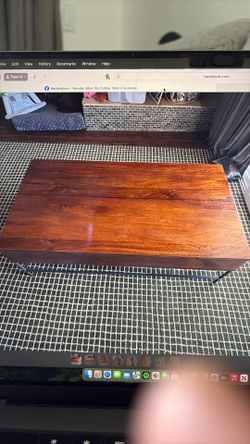 Wooden West Elm Coffee table