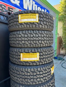 265/75r16 Grond speed tires nuevas con 50,000 millas de garantía las 4