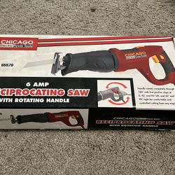 Reciprocating Saw  6 AMP Rotating Handle CHICAGO Tool#65570