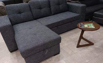Monaco pullout sofa sectional with storage $699