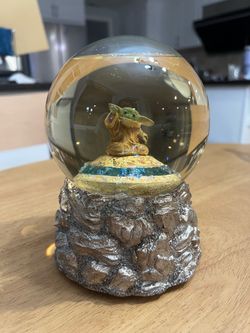 Star Wars Pottery Barn Kids Grogu Baby Yoda Snow Globe