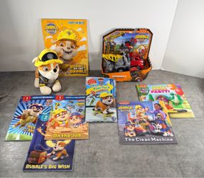 PAW Patrol Rubble Bundle – Books, Plush, and Toy