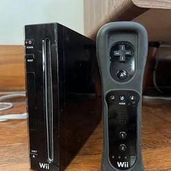 Black Wii All Wires 