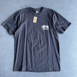 Stussy Honolulu Black Tee Shirt 