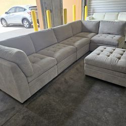 Beige Tidsdale 6 Piece Modual Sectional
