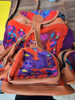 Handmade Embroidered Backpack For $20