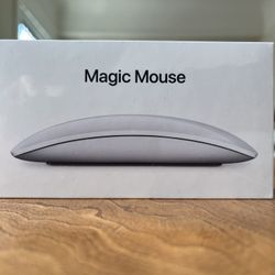 Apple Magic Mouse: Wireless, Bluetooth, Rechargeable. Multi-Touch Surface. Works with Mac or iPad - White