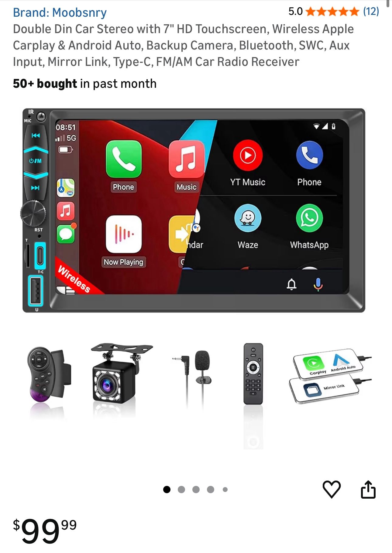 Double Din Car Stereo