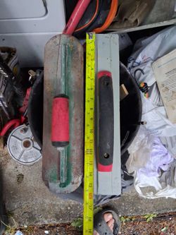 Conrete mag float and trowel 16in