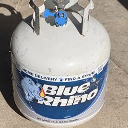 Full Blue Rhino Propane Tank