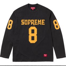 Supreme Affiliated L/S Football Top|Size L