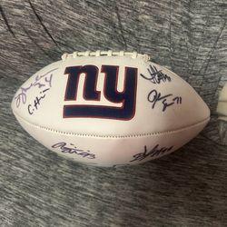 Signed New York Giants Football – Dexter Lawrence, Leonard Williams + More