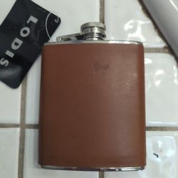 Brand New Lodis Leather Flask