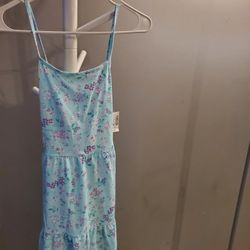 Children's Place Brand. Girl Size 16 Blue With Flowers Dress. BRAND NEW STILL HAVE TAG. BUY BOTH DRESSES FOR $20