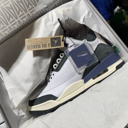 JORDAN 3 A MA MANIERE DIFFUSED BLUE SIZE 10