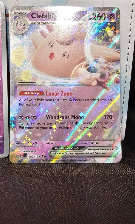 Clefable EX holofoil bundle (pokemon tcg)