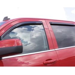 New Window Deflector 4-piece Set Of 4 For 2009-2018 Dodge 1500  Crew Can 2010-2020 Ram 2500&3500 W/ Crew & Mega Cab, 2019 Ram 1500classic Crew Cab