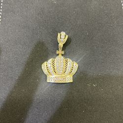 Stone Crown Charm 