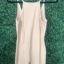 Nude Plus Size Romper 