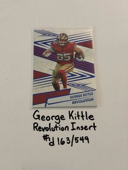 George Kittle San Francisco 49ers All-Pro TE Revolution Short Print Insert Card. #’d 163/549.