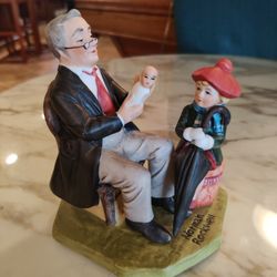 "THE DOCTOR AND THE DOLL" PORCELAIN FIGURINE