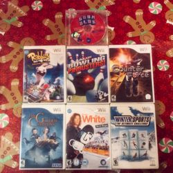 7 Nintendo Wii Games $25