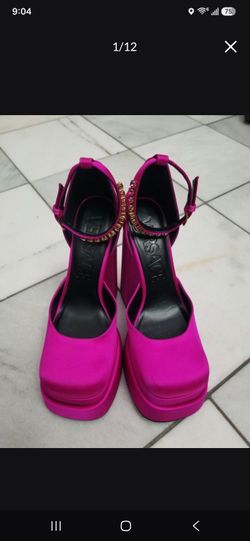 Versace Medusa platform pumps
