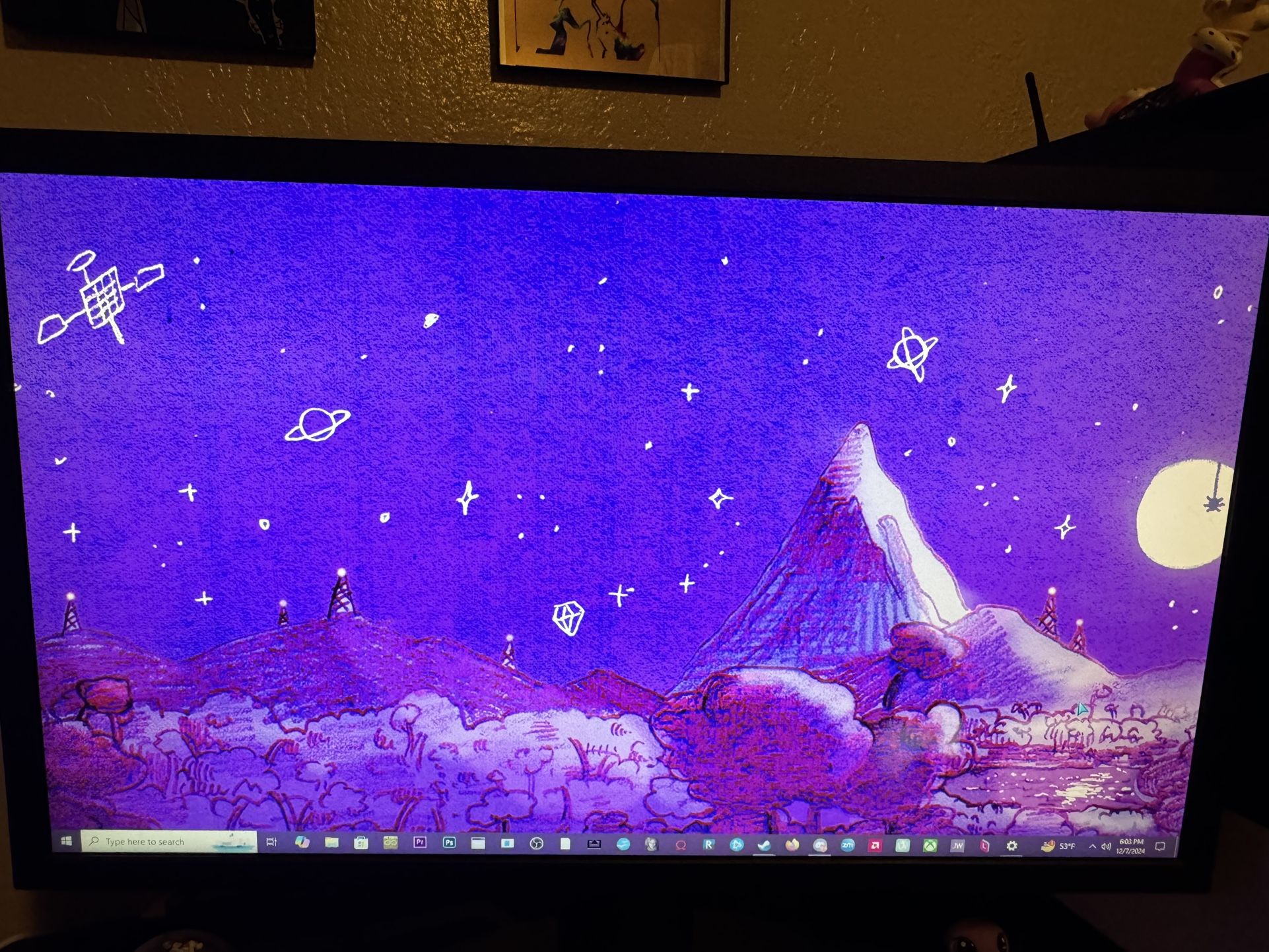 144hz 1080p 24” Dell Gaming Monitor