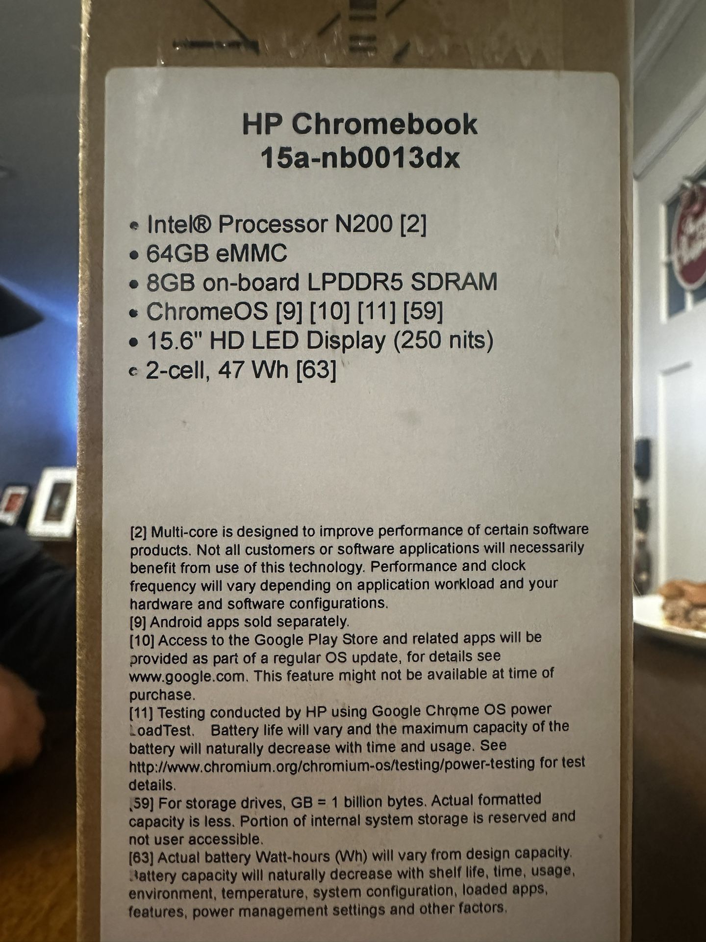 HP Chromebook 15a-nb0013dx