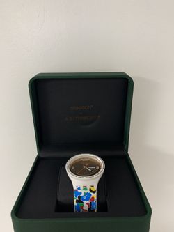 Swatch x Bape White Camo